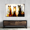 Three Horse Heads Wall Art Three Horse Heads Wall Art
