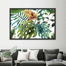 Wild Monstera Leaves Wall Art Wild Monstera Leaves Wall Art