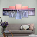 Sunset At Victoria Falls Wall Art Sunset At Victoria Falls Wall Art