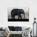 Abstract Elephant Silhouette Wall Art Abstract Elephant Silhouette Wall Art