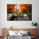 Stunning Autumn Waterfall Wall Art Stunning Autumn Waterfall Wall Art