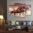 Three Running Horses Wall Art Three Running Horses Wall Art