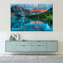 Tranquil Moraine Lake Wall Art Tranquil Moraine Lake Wall Art