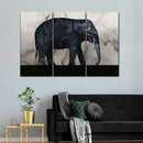 Abstract Elephant Silhouette Wall Art Abstract Elephant Silhouette Wall Art