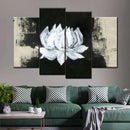Black And White Floral Wall Art Black And White Floral Wall Art