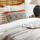 Melvindale Boho Diamond Pattern Lumbar Pillow Melvindale Boho Diamond Pattern Lumbar Pillow