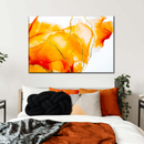 Abstract Orange Spill Wall Art Abstract Orange Spill Wall Art