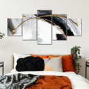 Black White And Gold Abstract Wall Art Black White And Gold Abstract Wall Art