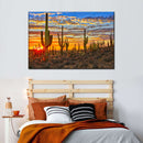 Sunset Cactus Wall Art Sunset Cactus Wall Art