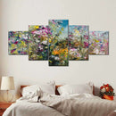 Abstract Wildflower Wall Art Abstract Wildflower Wall Art