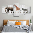 Wooden Safari Wall Art Wooden Safari Wall Art