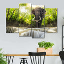Waterfall Elephant Wall Art Waterfall Elephant Wall Art