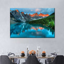Tranquil Moraine Lake Wall Art Tranquil Moraine Lake Wall Art
