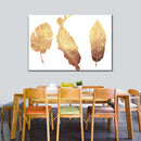 Triple Golden Leaves Wall Art Triple Golden Leaves Wall Art