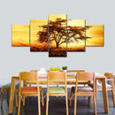 African Tree At Sunset Wall Art African Tree At Sunset Wall Art
