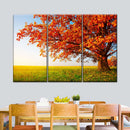 Autumn Oak Tree Wall Art Autumn Oak Tree Wall Art