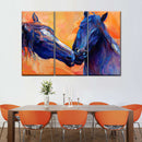 Blue Horses Wall Art Blue Horses Wall Art