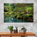 Zen Lakeside Bonsai Trees Wall Art Zen Lakeside Bonsai Trees Wall Art
