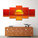 Calm Beach Sunrise Wall Art Calm Beach Sunrise Wall Art