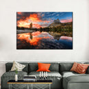 Yosemite Park Sunset Wall Art Yosemite Park Sunset Wall Art