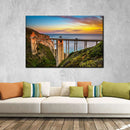 Bixby Creek Bridge At Sunset Wall Art Bixby Creek Bridge At Sunset Wall Art