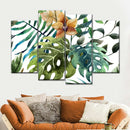 Wild Monstera Leaves Wall Art Wild Monstera Leaves Wall Art