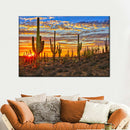Sunset Cactus Wall Art Sunset Cactus Wall Art