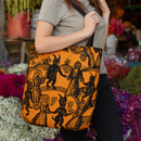 "Dance With The Devil" Heavy-Duty Canvas Tote Bag "Dance With The Devil" Heavy-Duty Canvas Tote Bag