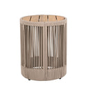 Modern Rustic Coffee Table & Side Table With Woven Rope Design (SAK56739) Modern Rustic Coffee Table & Side Table With Woven Rope Design (SAK56739)