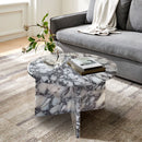 Calacatta Viola Marble Round Polished Coffee Table (D)24" (H)16" Calacatta Viola Marble Round Polished Coffee Table (D)24" (H)16"