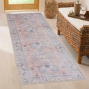 Morcott Peach Washable Area Rug Morcott Peach Washable Area Rug