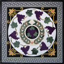 The Grape Medallion - Mosaic Stone Art The Grape Medallion - Mosaic Stone Art