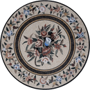 A Floral Maze - Flower Mosaic Medallion A Floral Maze - Flower Mosaic Medallion