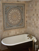 Ancient Roman Dolphins Geometric Mosaic Ancient Roman Dolphins Geometric Mosaic