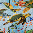 Underwater Harmony: Sea Turtles and Fish Mosaic Stone Art Underwater Harmony: Sea Turtles and Fish Mosaic Stone Art