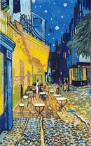 "Cafe at Night" by Vincent Van Gogh - Mosaic Wall Art "Cafe at Night" by Vincent Van Gogh - Mosaic Wall Art