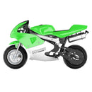 MotoTec Phantom 49CC Two-Stroke Gas Pocket Bike, Green (92461375) MotoTec Phantom 49CC Two-Stroke Gas Pocket Bike, Green (92461375)