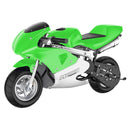 MotoTec Phantom 49CC Two-Stroke Gas Pocket Bike, Green (92461375) MotoTec Phantom 49CC Two-Stroke Gas Pocket Bike, Green (92461375)