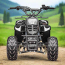 MotoTec Rex 110CC 4-Stroke Mini Kids 4 Wheeler Gas ATV Quad, Black (95316842) MotoTec Rex 110CC 4-Stroke Mini Kids 4 Wheeler Gas ATV Quad, Black (95316842)