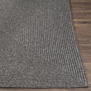 Black Braided Faux Jute Rug Black Braided Faux Jute Rug