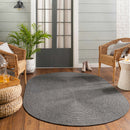 Black Braided Faux Jute Rug Black Braided Faux Jute Rug
