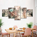 Abstract Floral Elements Wall Art Abstract Floral Elements Wall Art
