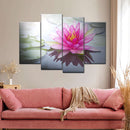 Beaming Pink Lotus Wall Art Beaming Pink Lotus Wall Art