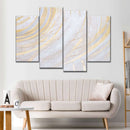 White And Gold Abstract Wall Art White And Gold Abstract Wall Art