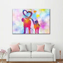Cat And Dog Love Wall Art Cat And Dog Love Wall Art