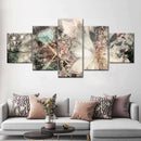 Abstract Floral Elements Wall Art Abstract Floral Elements Wall Art
