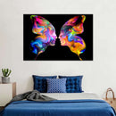 Abstract Butterfly Faces Wall Art Abstract Butterfly Faces Wall Art