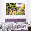 Autumn Vineyard Landscape Wall Art Autumn Vineyard Landscape Wall Art