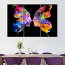 Abstract Butterfly Faces Wall Art Abstract Butterfly Faces Wall Art