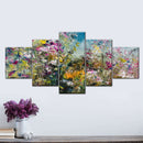 Abstract Wildflower Wall Art Abstract Wildflower Wall Art